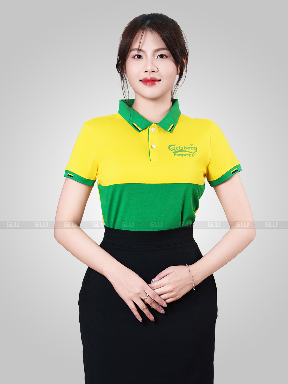 mẫu áo polo đồng phục công ty dla0021 thanh lịch